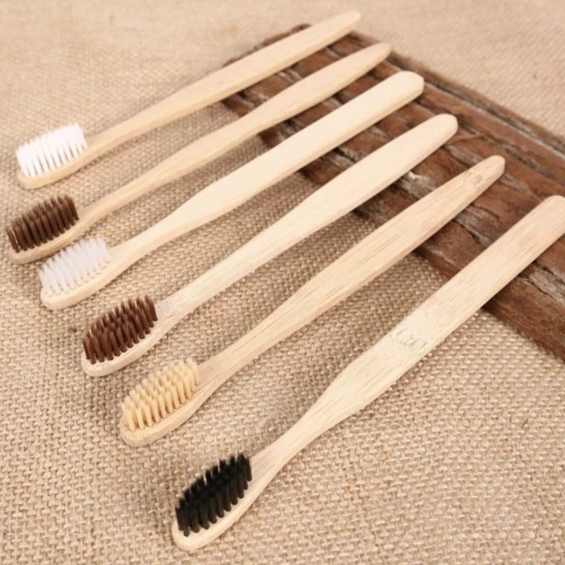 10 Bamboo toothbrushes greenroot living