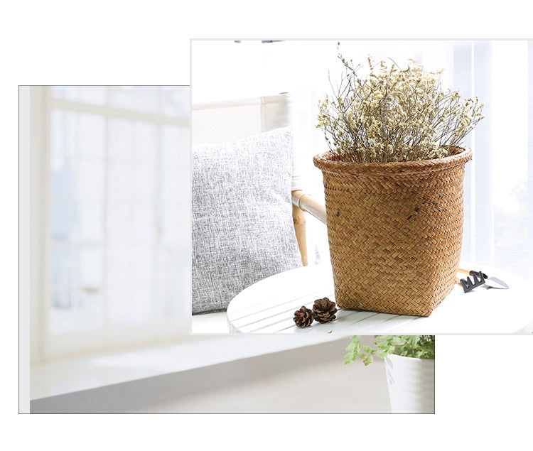 Caches-pots en rotin basiques greenroot living