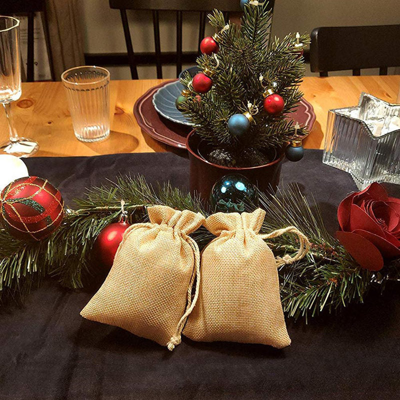 Cotton Bags, Environmental Drawstring Pockets, Grains, Millet Packaging Bags, Gift Jewelry Bags greenroot living