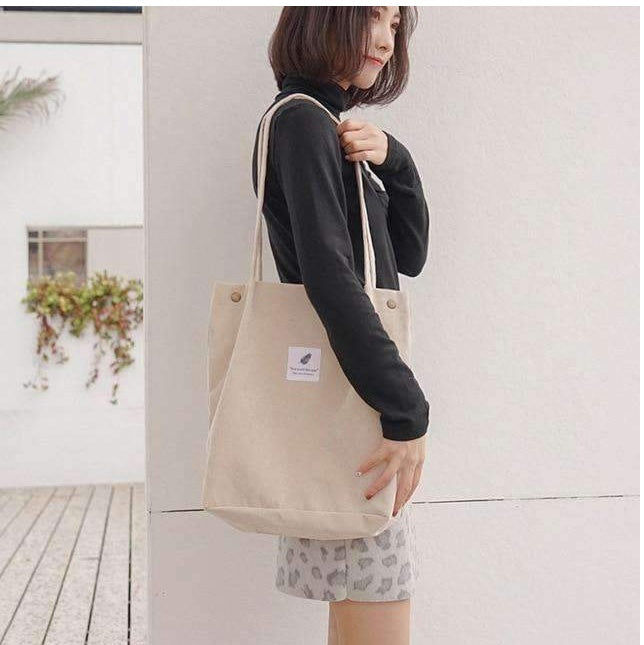 Women's Shopping Bag Large Ladies Canvas Shoulder Bags Tote Shopper Eco Reusable Bag Cotton Cloth Handbag For Women greenroot living