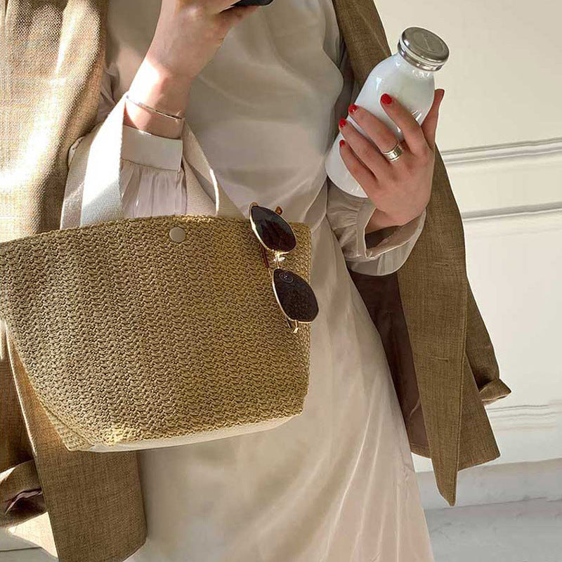 Casual Rattan Women Handbags greenroot living