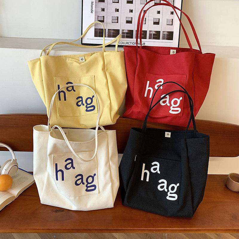 Large Capacity Canvas Commuter Tote greenroot living