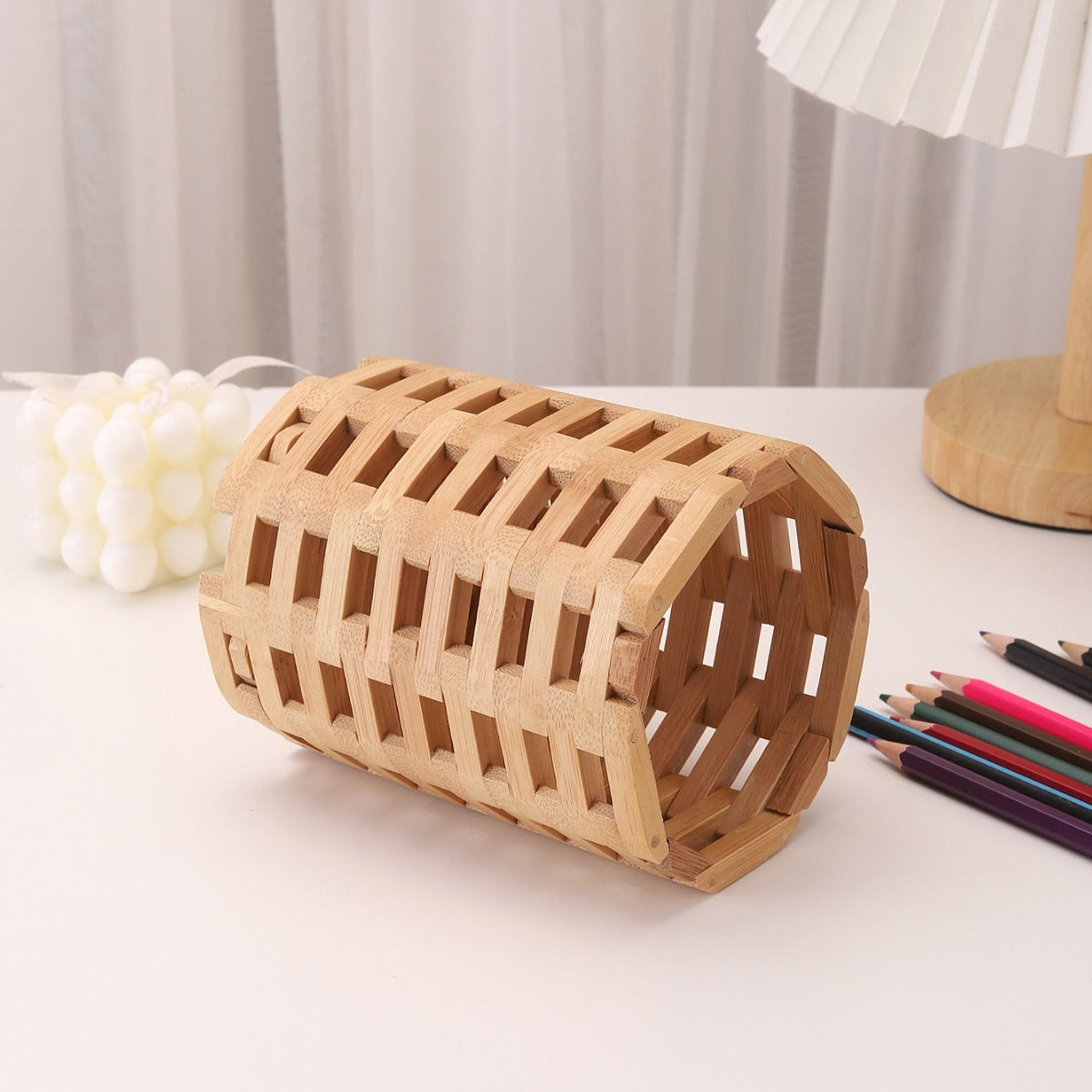 Bamboo Simple Chopsticks Holder Pen Holder Storage greenroot living