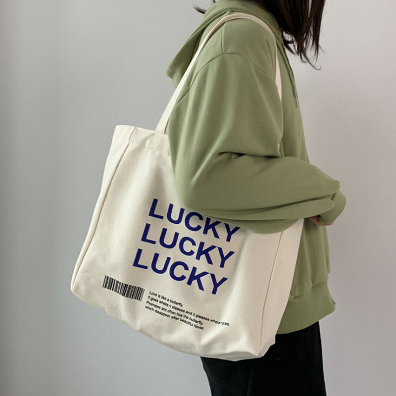 Student Shopping Tote Canvas Bag greenroot living