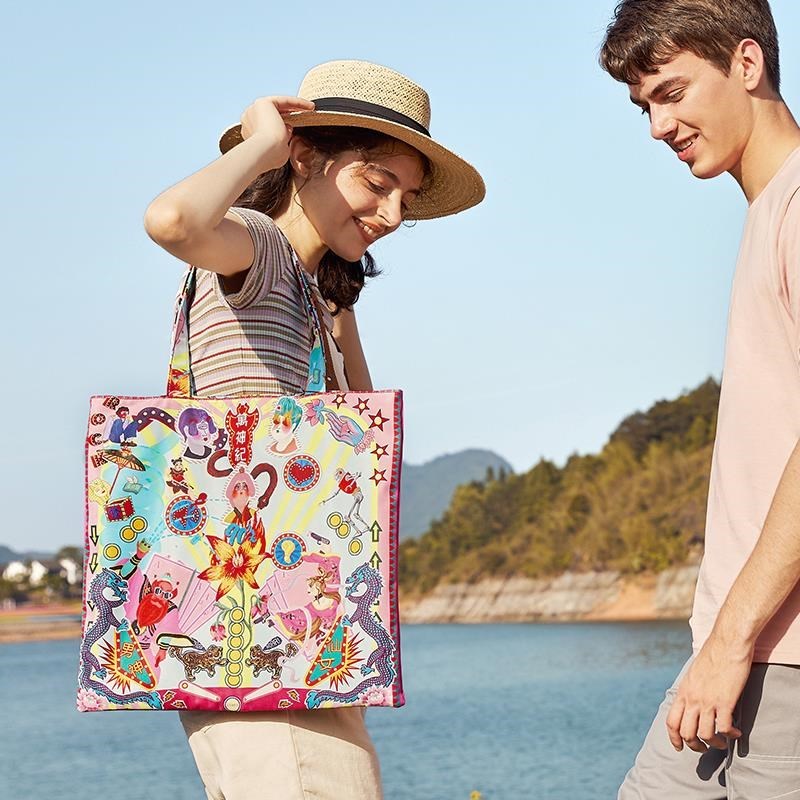Harajuku Canvas Bag Tote Computer greenroot living