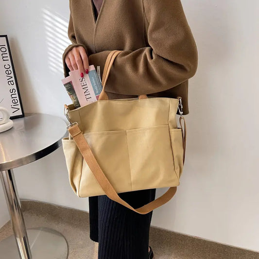 Women's Multi-pocket Tote Bag greenroot living