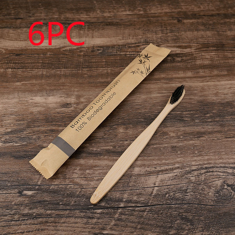 10Pcs Colorful Toothbrush Natural Bamboo Tooth Brush Set Soft Bristle Charcoal Teeth Eco Bamboo Toothbrushes Dental Oral Care greenroot living