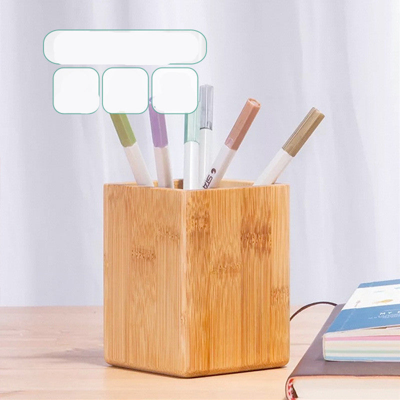 Bamboo pen holder stationery greenroot living