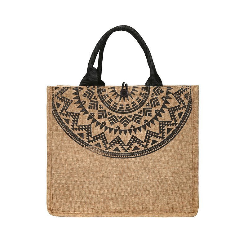 Mori Tie Linen Tote Bag Jute Shopping Bag greenroot living
