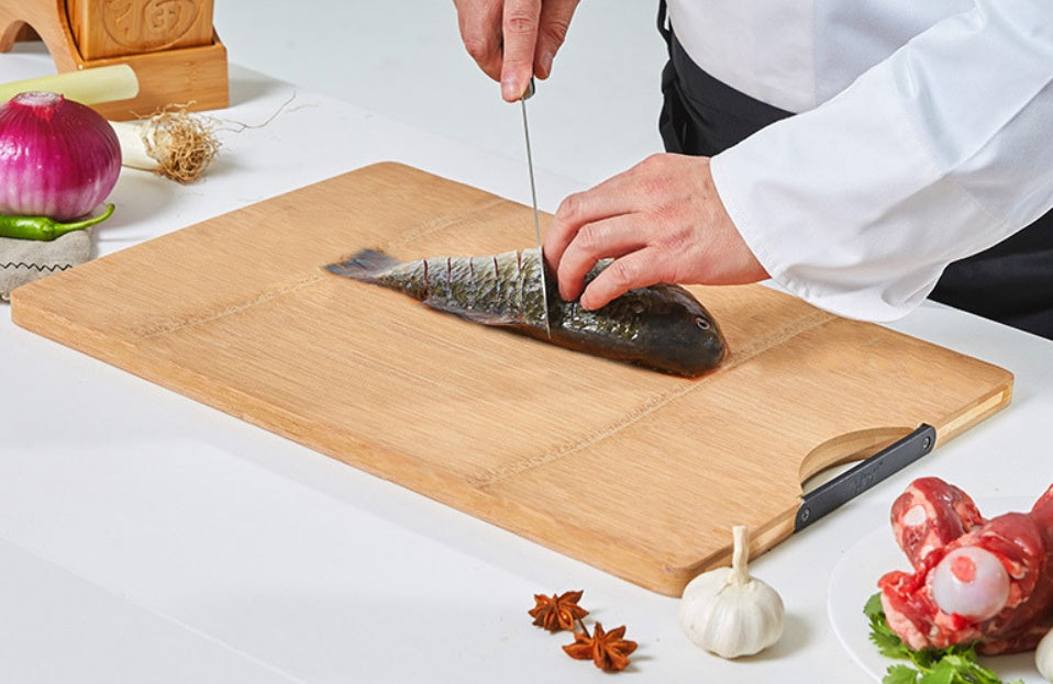 Whole bamboo bamboo carbonization process cutting board cutting board greenroot living