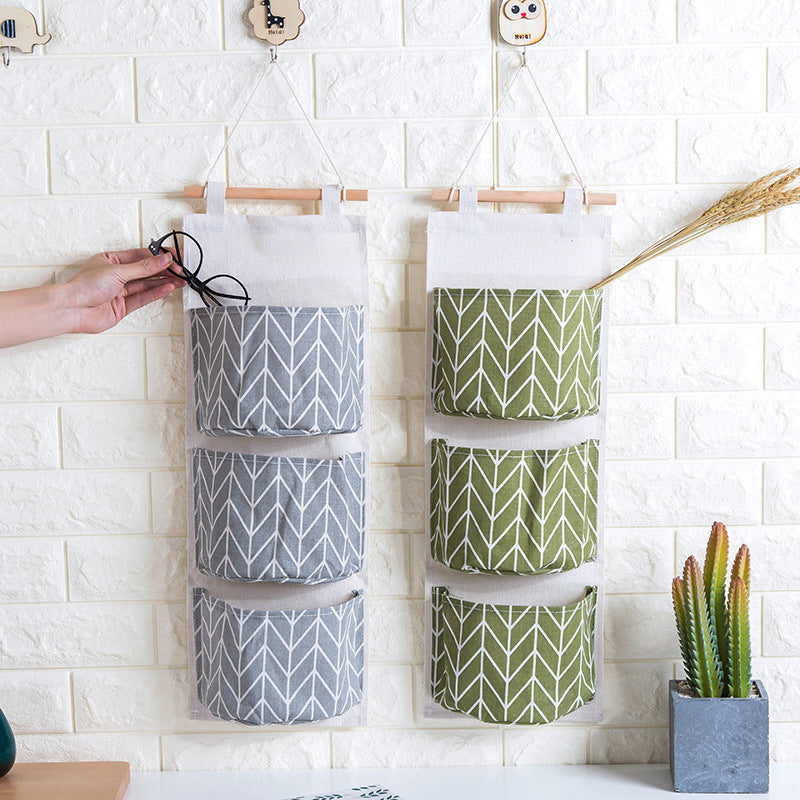 Hanging Storage Bags Wall Pocket Hanging Holder Organizer Various Storage Handheld For Home Decoration Kitchen Bathroom QW895643 greenroot living