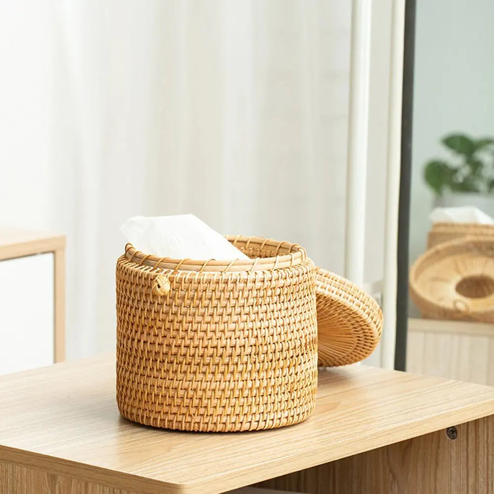 Rattan Handmade Tissue Box – Eco-Friendly & Stylish Storage greenroot living