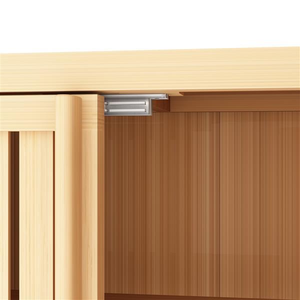 Large Capacity Bamboo Storage Cabinet greenroot living