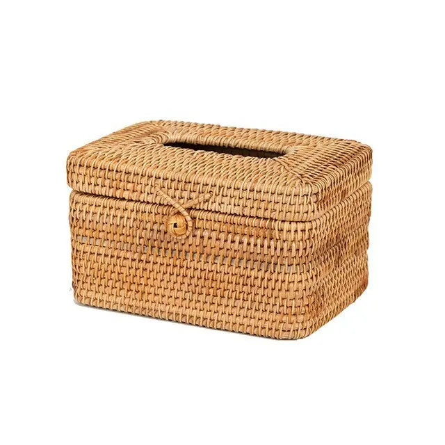 Rattan Handmade Tissue Box – Eco-Friendly & Stylish Storage greenroot living