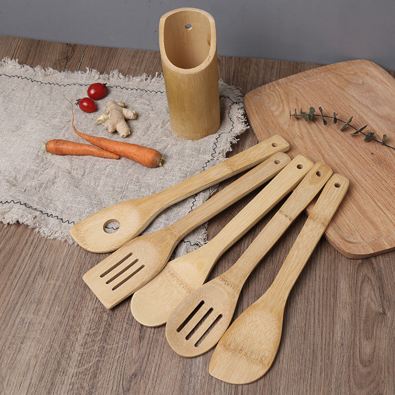 Household Non-stick Cooking Bamboo Spoon, Bamboo Shovel, Cooking Bamboo greenroot living