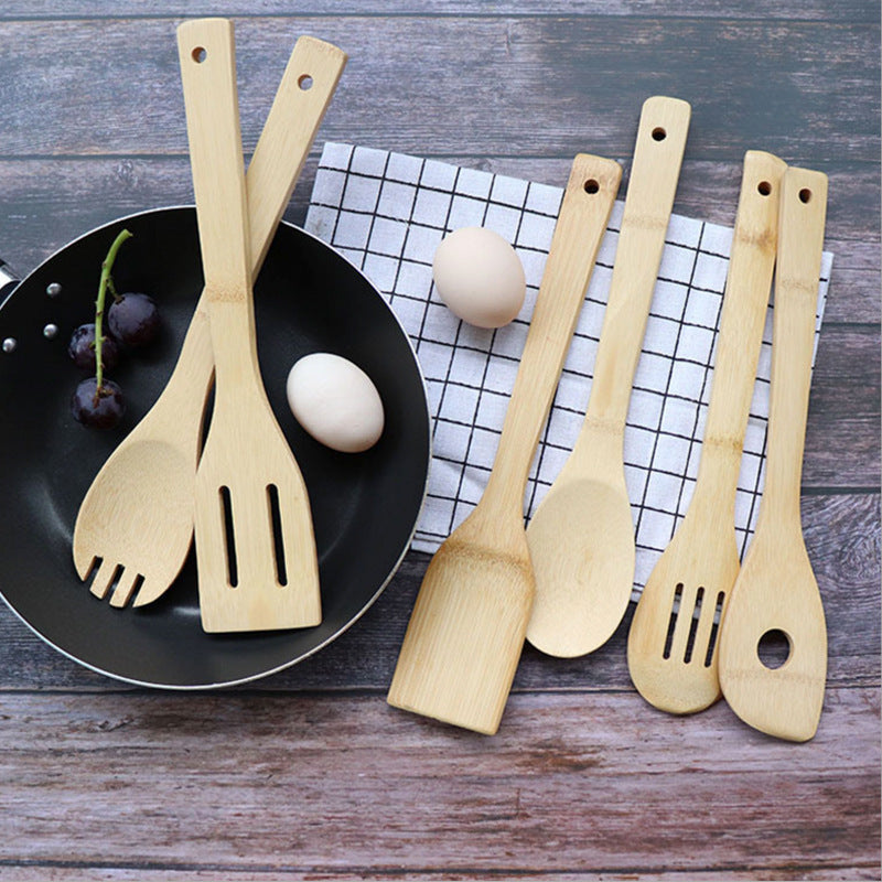 Household Non-stick Cooking Bamboo Spoon, Bamboo Shovel, Cooking Bamboo greenroot living