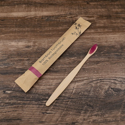 10Pcs Colorful Toothbrush Natural Bamboo Tooth Brush Set Soft Bristle Charcoal Teeth Eco Bamboo Toothbrushes Dental Oral Care greenroot living