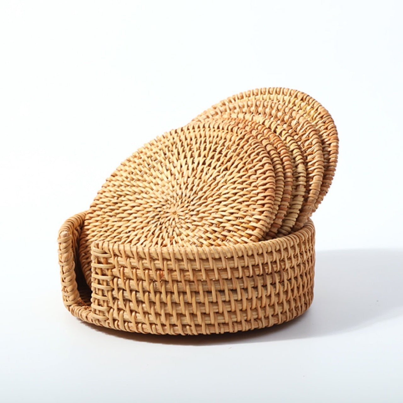 Woven Vietnamese Rattan Coaster, Bamboo Tea Mat, Table Mat, Potholder, Teacup Pot Mat, Placemat, Tea Ceremony Tea Set greenroot living