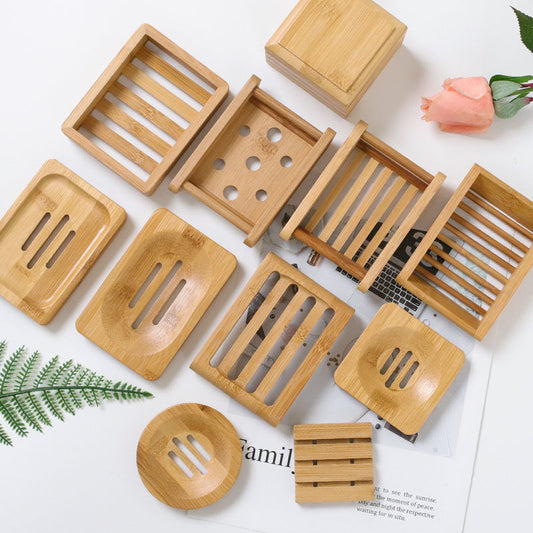 Wooden Soap Box Bamboo Wooden Soap Rack Soap Holder Bamboo Mould Proof And Drainage Bamboo Box greenroot living