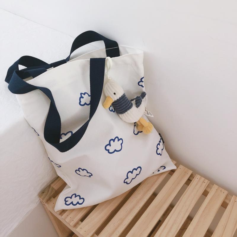 Shopping Bags Women Canvas Shoulder Bag Large Capacity greenroot living