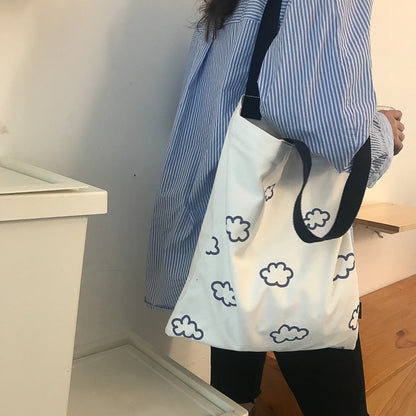Shopping Bags Women Canvas Shoulder Bag Large Capacity greenroot living