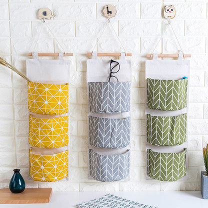 Hanging Storage Bags Wall Pocket Hanging Holder Organizer Various Storage Handheld For Home Decoration Kitchen Bathroom QW895643 greenroot living