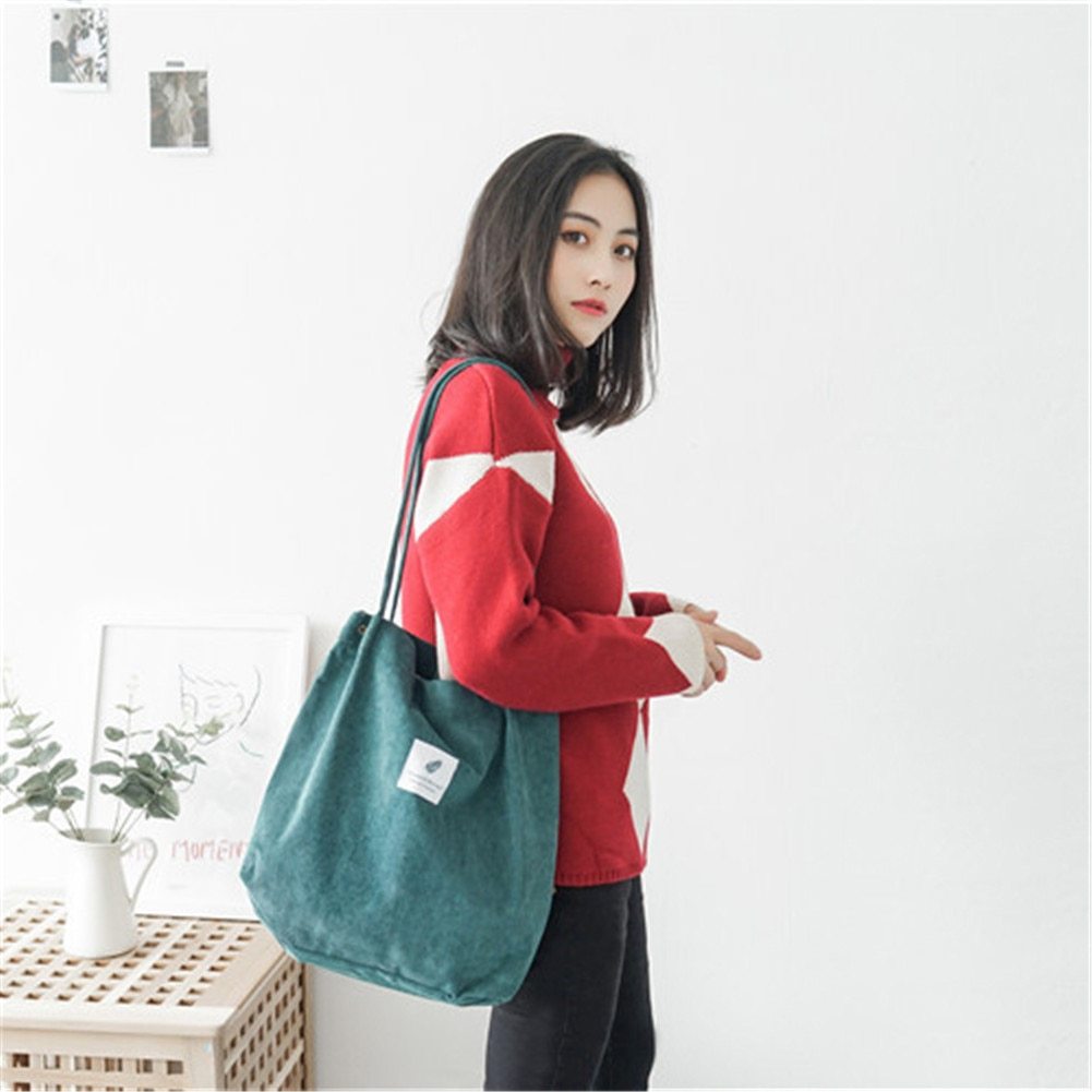 Women's Shopping Bag Large Ladies Canvas Shoulder Bags Tote Shopper Eco Reusable Bag Cotton Cloth Handbag For Women greenroot living