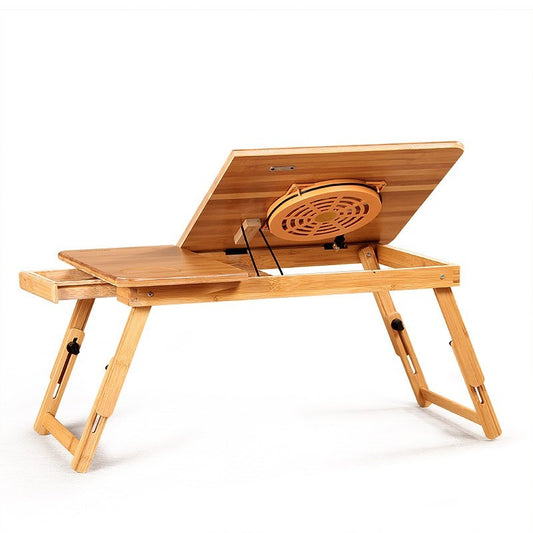 Folding Laptop Bed with Small Table Lazy Simple Desk greenroot living