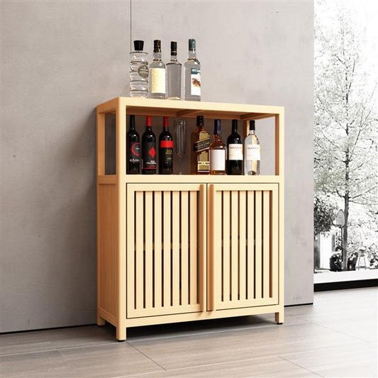 Large Capacity Bamboo Storage Cabinet greenroot living