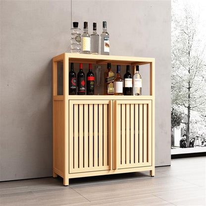 Large Capacity Bamboo Storage Cabinet greenroot living
