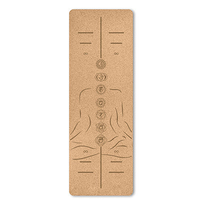 Portable Cork Yoga Mat – Non-Slip Eco-Friendly TPE Exercise Mat greenroot living