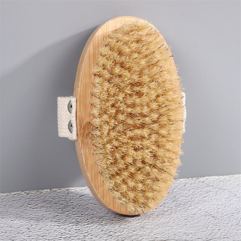 Bamboo Bristle Foam Nail Hand Brush greenroot living