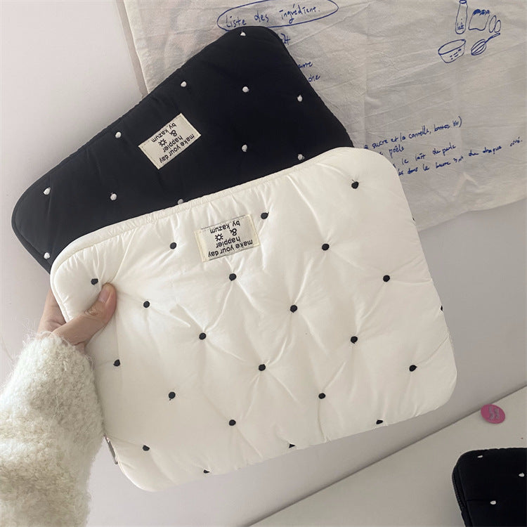 Down Cotton Jacket Liner Bag Tablet Protective Cover