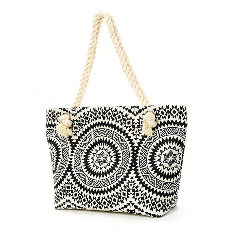 Geometric Large Capacity Multifunctional Tote greenroot living