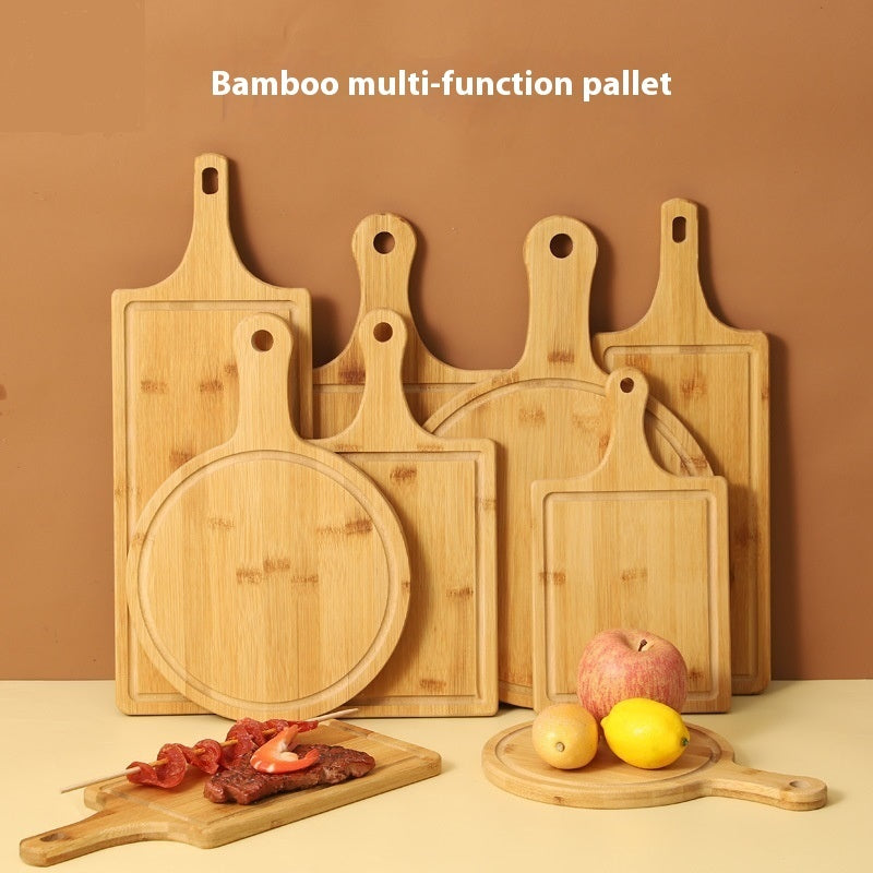 Bamboo Tray Dessert Bread Bamboo Wood Pizza Plate greenroot living