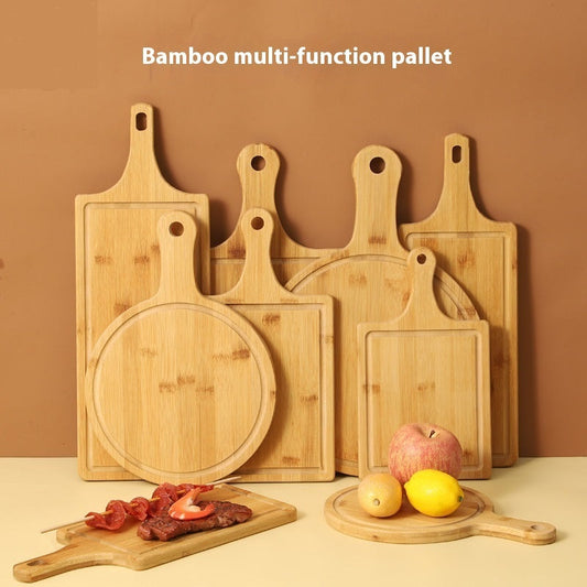 Bamboo Tray Dessert Bread Bamboo Wood Pizza Plate greenroot living