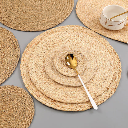 Handmade Round Insulation pads Table Mats Pads greenroot living