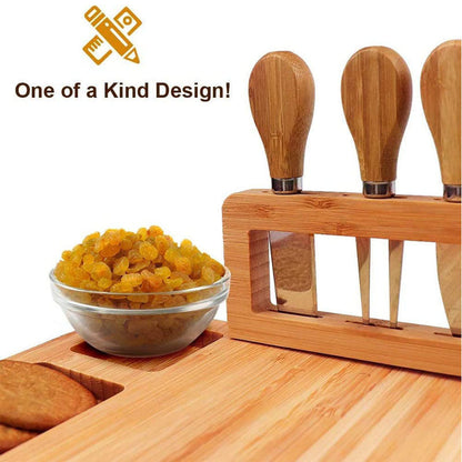 Cheese Board Western Tableware Knife And Fork Drawer Pizza Chopping Board Multifunctional greenroot living