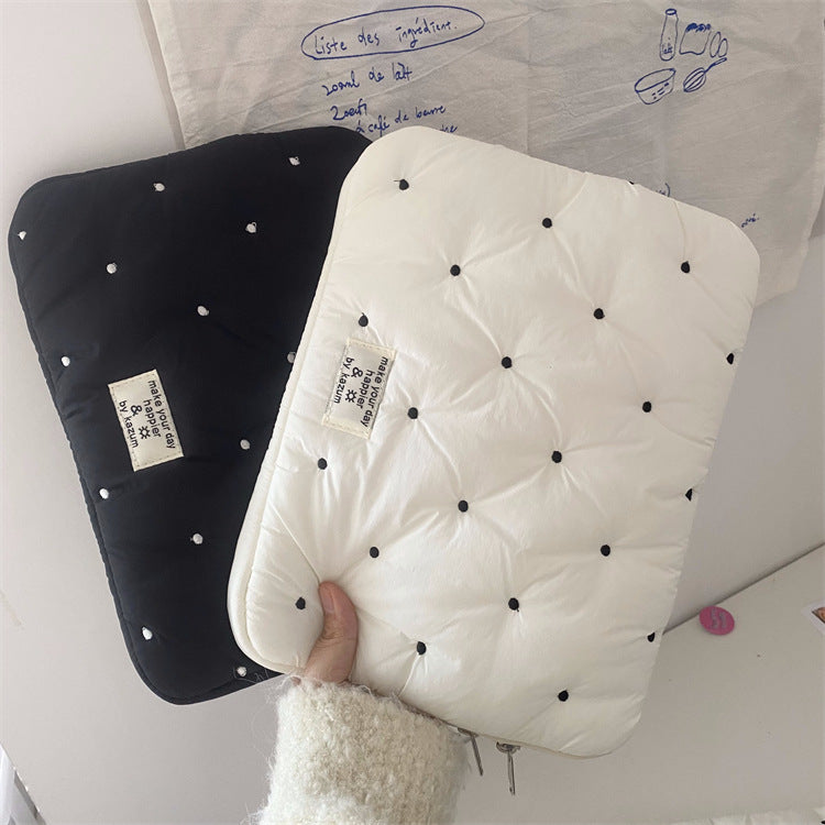 Down Cotton Jacket Liner Bag Tablet Protective Cover greenroot living