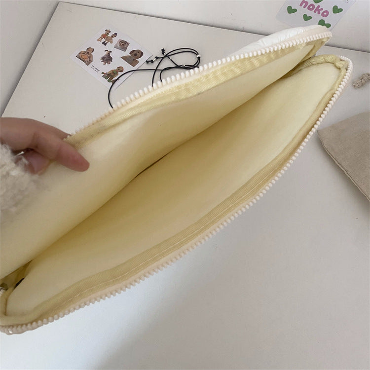 Down Cotton Jacket Liner Bag Tablet Protective Cover