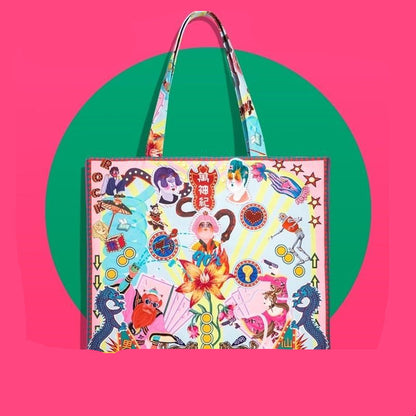 Harajuku Canvas Bag Tote Computer greenroot living