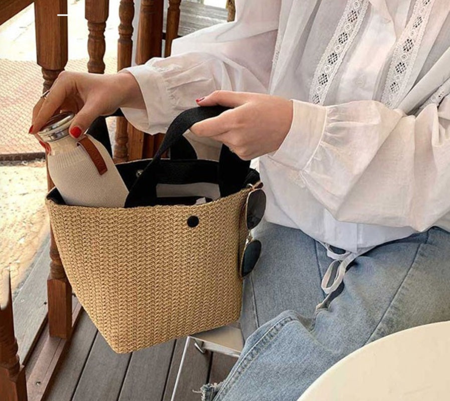 Casual Rattan Women Handbags greenroot living