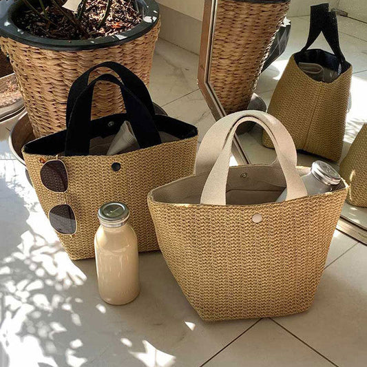 Casual Rattan Women Handbags greenroot living