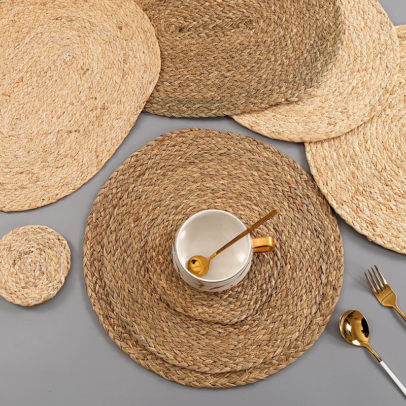 Handmade Round Insulation pads Table Mats Pads greenroot living