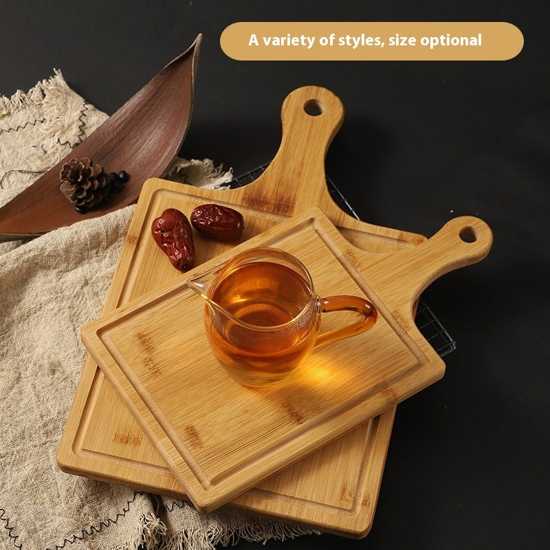 Bamboo Tray Dessert Bread Bamboo Wood Pizza Plate greenroot living