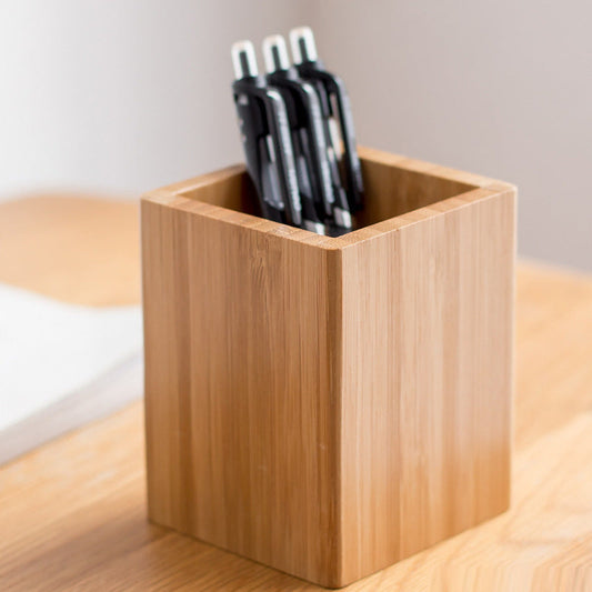 Bamboo pen holder stationery greenroot living