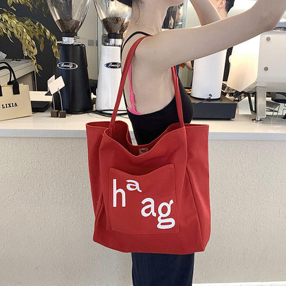 Large Capacity Canvas Commuter Tote greenroot living