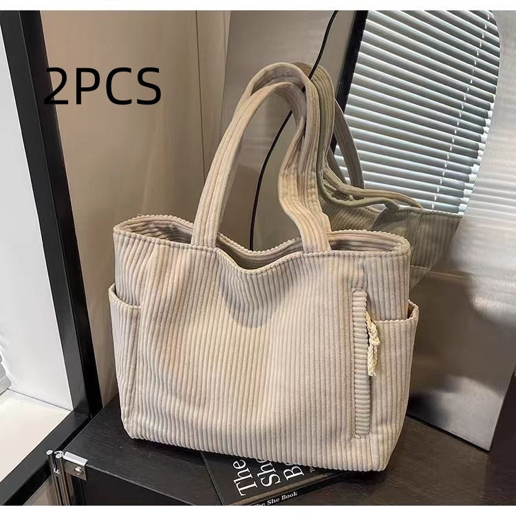 Autumn And Winter Leisure One Shoulder Shopping Bag Advanced Sensor Service Tote