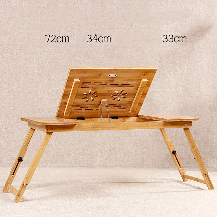 Folding Laptop Bed with Small Table Lazy Simple Desk greenroot living