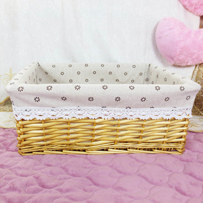 Willow Rattan Storage Basket – Eco-Friendly Home Organizer greenroot living